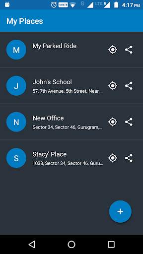 Save, Share & Navigate Places screenshot 1