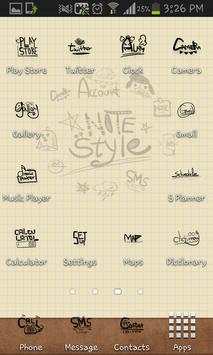 Notes style Icon theme screenshot 2