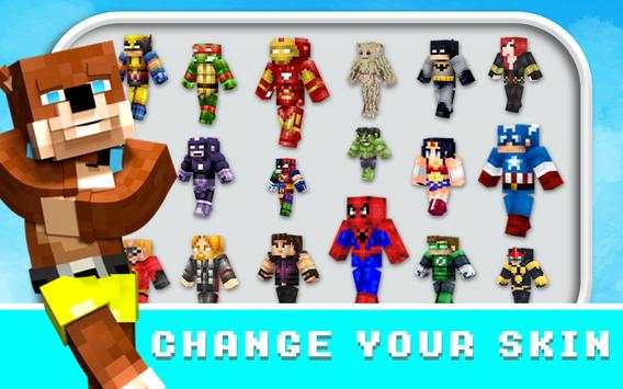 Superhero Skins MOD for MCPE screenshot 1