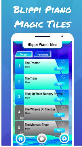 Blippi Piano Magic Tiles screenshot 2