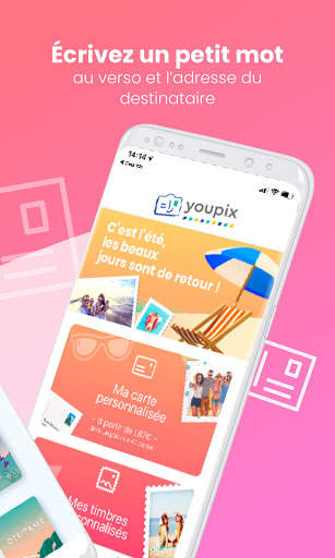 Youpix – carte postale et timbre photo screenshot 2