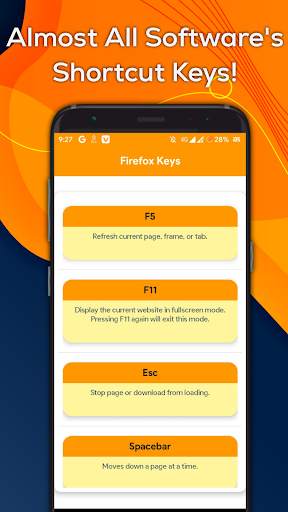 PC Mate - AREB - Quick Computer Keyboard Shortcuts screenshot 5