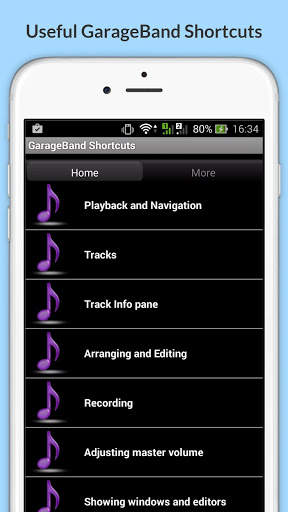 Free Garage Band Shortcuts screenshot 10