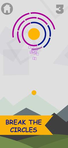 Circle ball game - simple games screenshot 1
