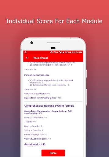 Canada Immigration Utility-CRS Calculator & News screenshot 5