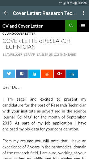 CV and Cover Letter screenshot 6