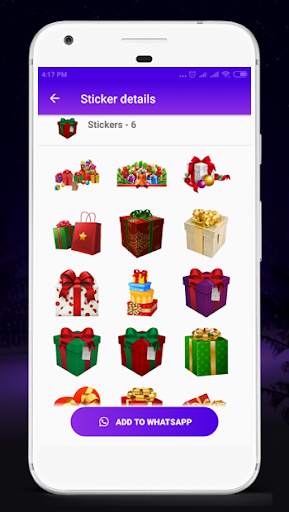 Christmas - Stickers for WhatsApp WAStickerApps screenshot 7