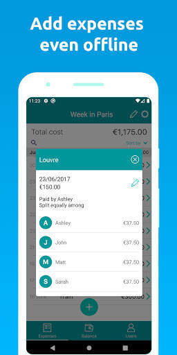 Split expenses - I owe you app (IOU). screenshot 4