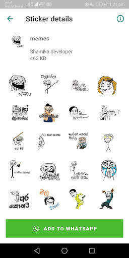 Sinhala Stickers For Whatsapp screenshot 4