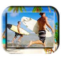 Summer Beach Photo Frame