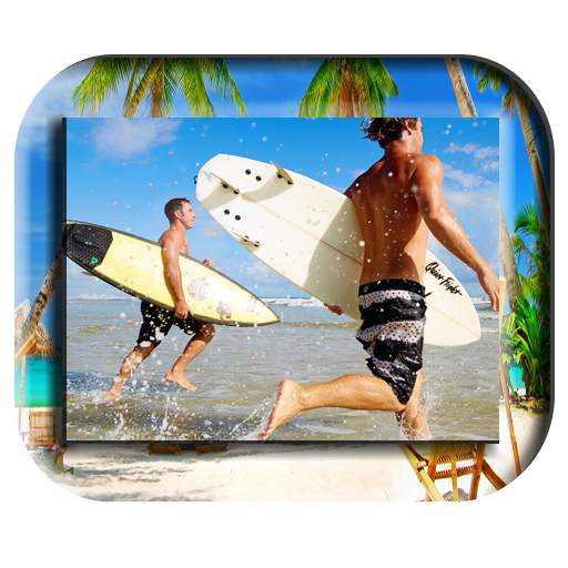 Summer Beach Photo Frame 2.0