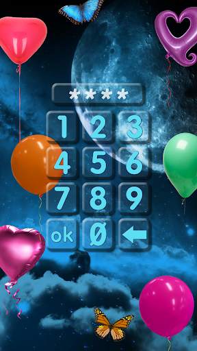 Balloons lock screen prank 2 تصوير الشاشة