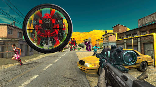 US Sniper Robot Counter Terroris Attack Mission 3D screenshot 2