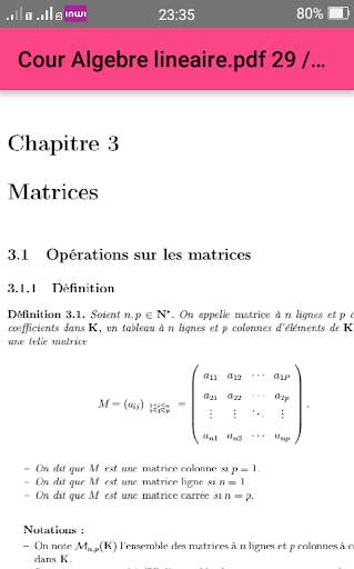Maths: linear algebra course screenshot 3