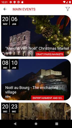 Valle d'Aosta Events screenshot 4