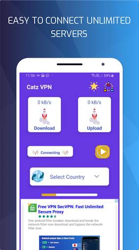 Ultimate Free VPN 2021 - Turbo VPN & Thunder VPN screenshot 4