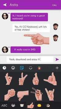 Keyboard Sticker Hand Emotes screenshot 5
