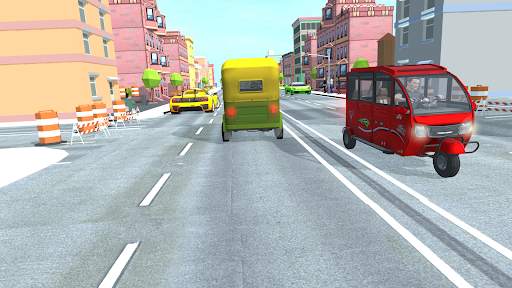 Tuk Tuk Rickshaw -Traffic Race screenshot 4