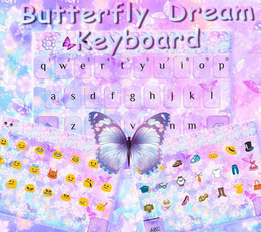 Butterfly Dream Keyboard Theme स्क्रीनशॉट 2