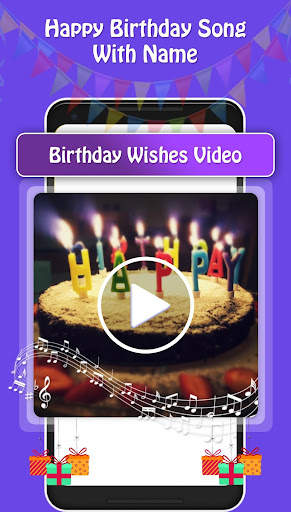 Birthday Song With Name - Wish Video Maker screenshot 2