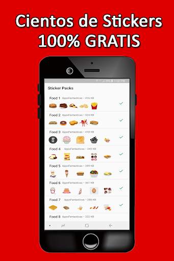 Stickers de Comida WAStickerApps screenshot 3