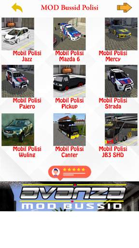 Bussid Mod Mobil Polisi, Balap, Pribadi screenshot 2