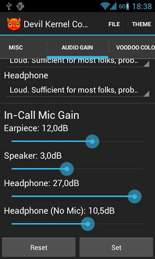 Devil Kernel Config 3 تصوير الشاشة