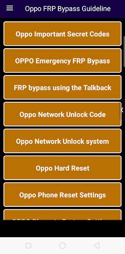 Oppo FRP Bypass Guideline screenshot 1