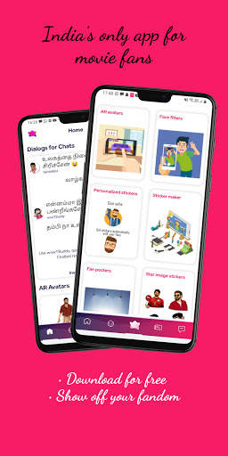 Movie fan app: Tamil stickers, news, WAStickerApps screenshot 1
