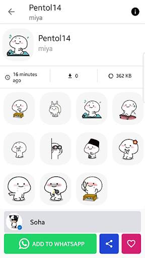 Pentol stickers Maker Animated for whatsapp 🤗 screenshot 4