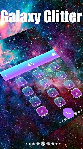 Galaxy Glitter Emoji Keyboard screenshot 6