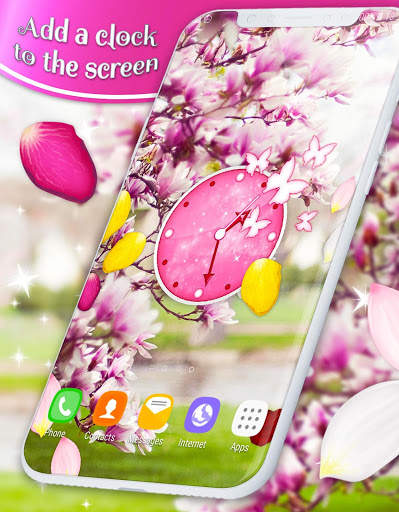 Spring Petals Live Wallpaper ❤️ Flower Wallpapers screenshot 1