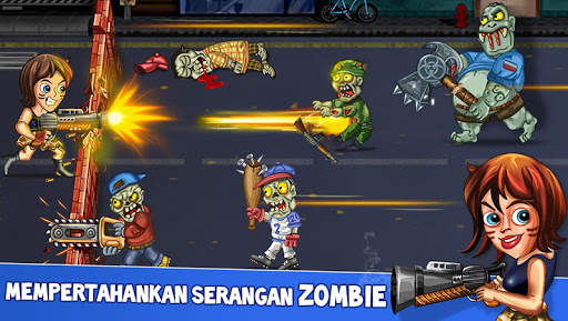 Permainan Pertahanan Zombie (Last Heroes) screenshot 3
