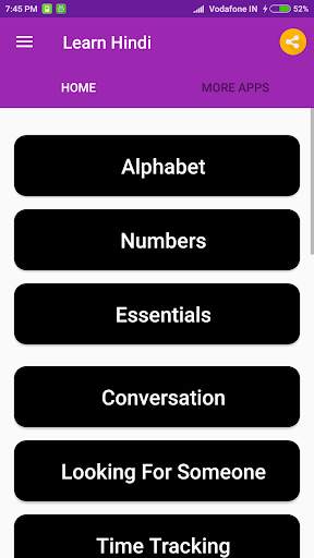 Learn Hindi screenshot 2