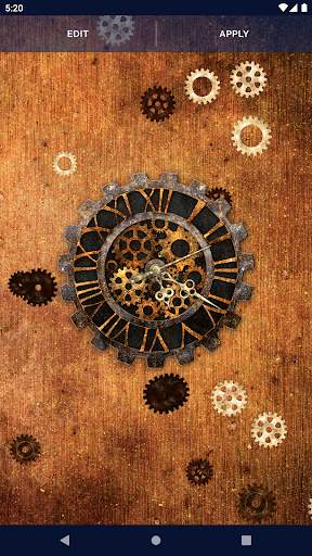 Steampunk Clock Wallpaper screenshot 7
