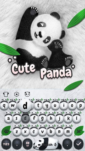 Panda Kawaii-Cheetah keyboard स्क्रीनशॉट 4