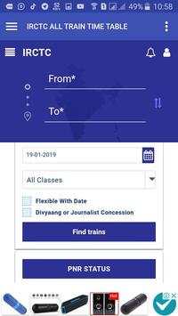 IRCTC ALL TRAIN TIME TABLE screenshot 3