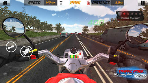 Traffic Rider: Highway Race Light screenshot 5
