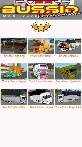 Livery Bussid MOD Truck Indonesia screenshot 2