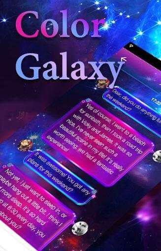Color Galaxy Emoji Keyboard screenshot 5