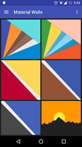 Material Wallpapers(Android M) screenshot 1