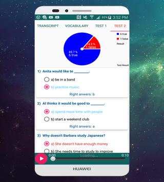 Advanced English Listening 2 screenshot 3