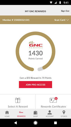 GNC screenshot 2