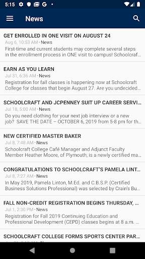 Schoolcraft College скриншот 5
