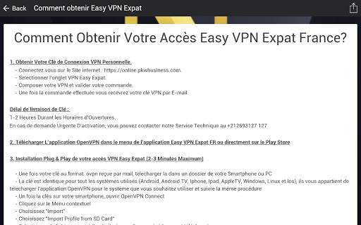 VPN Easy Expat France screenshot 13