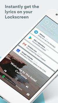 Musixmatch Lyrics Lockscreen screenshot 1