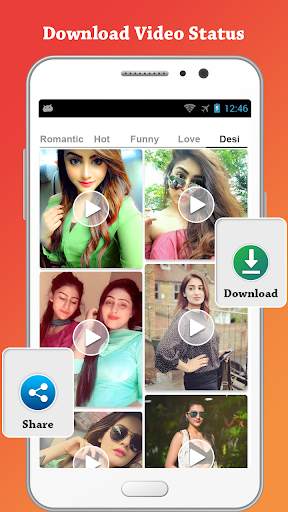 HD حالة تنزيل الفيديو: Fun4 Video Status App 1 تصوير الشاشة