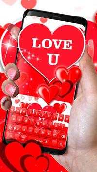 I Love You Keyboard Theme screenshot 1
