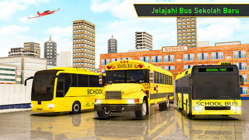 Parkir Bus Sekolah 3d-Bus Game screenshot 5