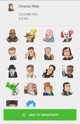 New Funny Celebrity Sticker for WhatsApp 2020 screenshot 3